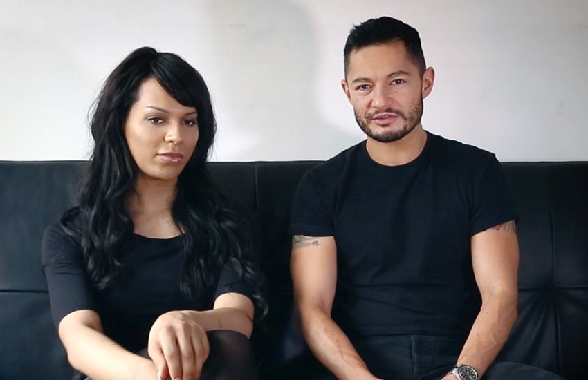Munroe Bergdorf and Jake Graf Munroe Bergdorf and Jake Graf